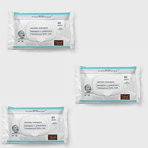 Offerta a tempo: Fiocchi di Riso 1 confezioni salviette detergenti da 60 pezzi - 50% da 13.99 € a 7.00 €