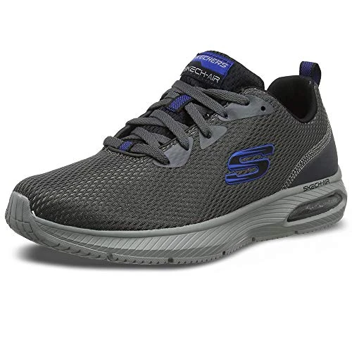 Offerta a tempo: Skechers Dyna-air, Scarpe da Ginnastica Uomo, Grigio Charcoal Mesh Black Trim Ccbk, 43 EU - 13% da 74.95 € a 64.90 €