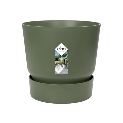 Offerta a tempo: Elho Greenville Round 30cm Vasi per Piante - Leaf Green - 0.00% da 25.84 € a 25.84 €