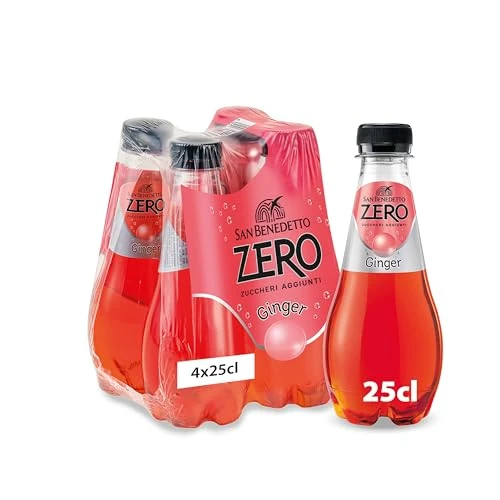 SAN BENEDETTO ZERO GINGER PET 4 x 250 ml