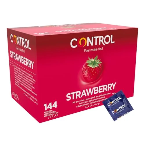 CONTROL STRAWBERRY Kondome mit Erdbeergeschmack - 144 Stück
