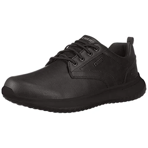 Offerta a tempo: Skechers Delson Antigo, Scarpe Oxford Uomo, Nero Black 2, 44 EU - 26% da 99.95 € a 73.55 €
