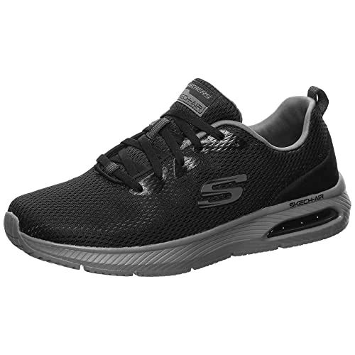 Limited-time offer: Skechers Men's Dyna-air Trainers, Black Black Mesh Charcoal Trim Bkcc, 10 UK from 64.00 GBP to 46.95 GBP (save 27%)