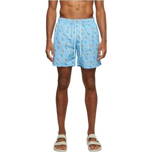 Limited-time offer: Urban Classics Men's Pattern swim Shorts Badeshorts, Blue (Lightblue/Ice 02060), XXL from 21.41 £ to 21.41 £ (save 0.00%)