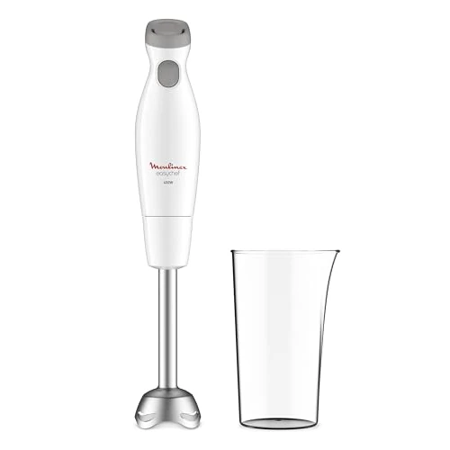 Offre limitee: Moulinex Mixeur Easychef Mixeur à Main 450 W 2 Vitesses Lames Zelkrom Blanc DD451110 de 31.99 EUR a 24.99 EUR (economie 22%)