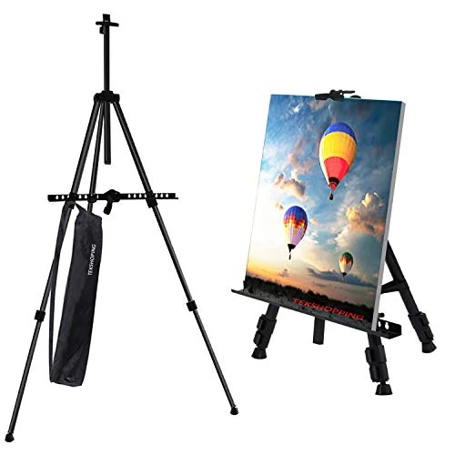 Offerta a tempo: TEKSHOPPING Cavalletto Treppiede Dipingere Pittura Artista Porta Lavagna Menu Portatile Ristorante Tableau Matrimonio Dipinto Tela Espositore di Quadri Disegno Pittura Canvas Borsa, Nero - 0.00% da 19.90 € a 19.90 €
