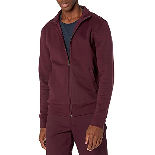 Oferta limitada: Amazon Essentials Jersey Polar de Corte Estándar con Cremallera Completa Hombre, Burdeos, XS de 11.22 € a 11.22 € (ahorro 0.00%)