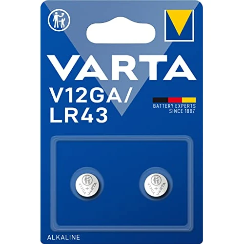 Tijdelijke aanbieding: VARTA Batterijen Alkaline knoopcel V12GA/LR43 knoopcellen (2 stuks, in originele blisterverpakking) van 4.51 EUR naar 4.51 EUR (korting 0%)