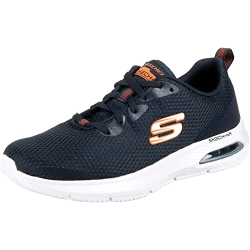 Offre limitée : Skechers Men's DYNA-AIR Trainers, Blue (Navy Mesh/Trim NVY), 7.5 (41.5 EU) de 74.95 € à 57.30 € (24% de remise)