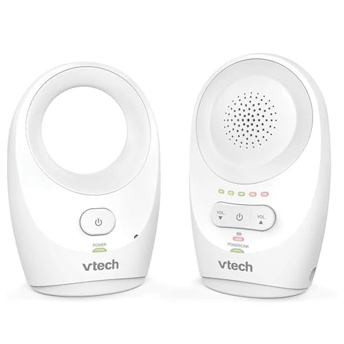 Offerta a tempo: VTech BM1120 Monitor Audio per Bambini, trasmissione sonora chiara e sicura, lunga portata, display LED a 5 livelli per il volume, clip da cintura, batterie ricaricabili - 0.00% da 27.99 € a 27.99 €
