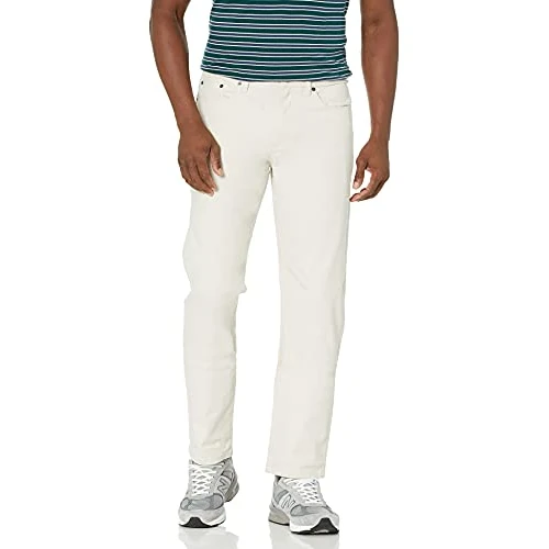 Oferta limitada: Amazon Essentials Pantalones de Sarga Elástica de Corte Recto y con 5 Bolsillos Hombre, Piedra, 28W / 32L de 17.40 € a 17.40 € (ahorro 0.00%)