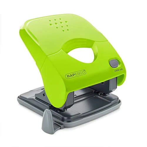 Offerta a tempo: Rapesco 1529 Perforatrice a 2 Fori X5-40ps, Sforzo Ridotto, Verde - 15% da 14.95 € a 12.69 €