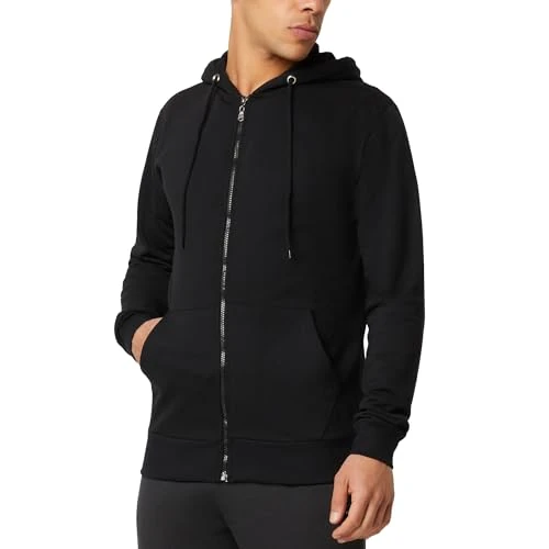 Oferta limitada: FM London sudadera con cremallera para hombre - Sudadera con cremallera ideal para ropa casual y deportiva, Negro, M de 20.99 € a 20.99 € (ahorro 0.00%)