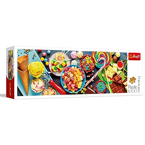 Offre limitée : Trefl 29046 Puzzle, Süße Leckerbissen, 1000 Teile, Panorama, für Kinder AB 12 Jahren de 9.99 EUR à 9.99 EUR (remise 0%)