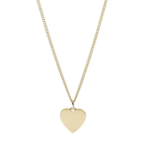 Offre limitee: Fossil Collier Pour Femmes Vintage Iconique, Longueur Totale : 45.7 Cm + 5.1 Cm Chaîne D'Extension Collier En Acier Inoxydable Doré, JF03080710 de 45.00 EUR a 33.95 EUR (economie 25%)