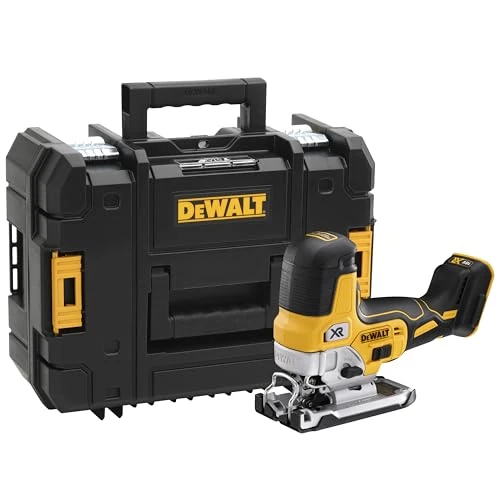 Zeitlich begrenztes Angebot: Dewalt 18V Akku-Pendelhubstichsäge DCS335NT (bürstenlos, verstellbarer Alu-Druckguss-Sägeschuh, 3-fach Pendelhub, inkl. Absaugadpater, Sägeschuh-Schutzauflage, TSTAK Box II, Lieferung ohne Akku) von 332.01 € auf 204.19 € (38% 