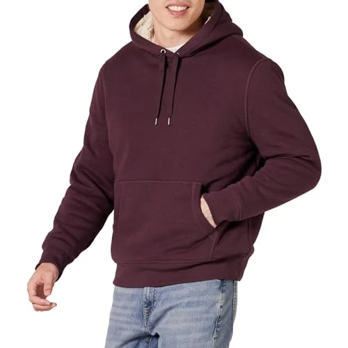 Tijdelijke aanbieding: Amazon Essentials Sherpa gevoerde Pullover Hoodie Sweatshirt Bordeaux, XXL van 29.99 € naar 29.99 € (0.00% korting)