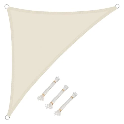 Oferta limitada: WOLTU Toldo Vela Impermeable Triangular 5x7x7 m Poliéster Protección Rayos UV Intemperie para Patio Exteriores Jardín Color Arena Crema de 48.99 € a 48.99 € (ahorro 0.00%)