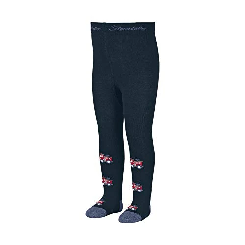 Sterntaler Strumpfhose Feuerwehr, Medias para Bebés, Azul (Marine 300), 95 (Talla del fabricante: 80) Medias, Bebé-Niños, Azul (Marine 300), 80 (Tamaño del fabricante:80)