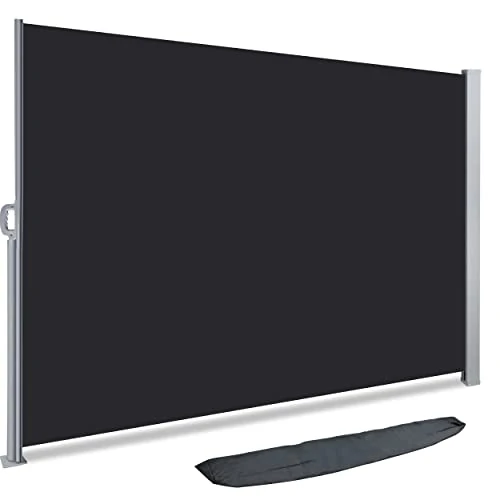 Offre limitée : Paravent extérieur avec Housse de Protection – 140x300 cm |Auvent rétractable 1m40x3m | Brise Vue rétractable pour Jardin, Balcon, terrasse | Store latéral Vertical Anthracite de 63.29 EUR à 59.49 EUR (remise 6.9%)