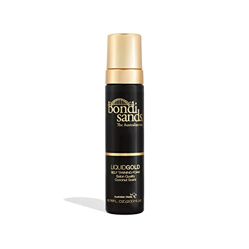 Bondi Sands – Selbstbräuner - Self Tanning Foam Liquid Gold – Selbstbräunungsschaum für die schnelle und natürliche Bräune ohne Sonne, 200 ml