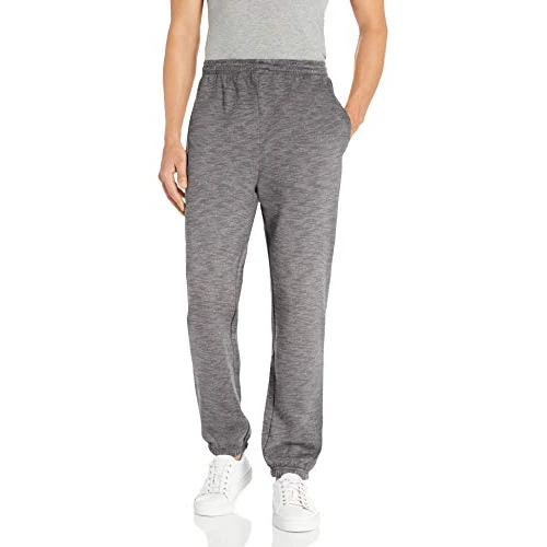 Amazon Essentials Pantalon de Survêtement en Molleton, à Ourlets Serrés (Grandes Tailles Disponibles) Homme, Gris Teinture Spatiale, S