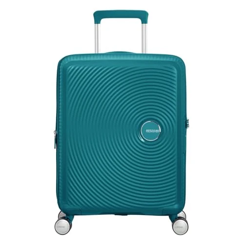 Limited offer: American Tourister Women's Soundbox, Green (Jade Green), Spinner S EXP (55 cm-35.5/41 L) from 159.90 EUR to 100.69 EUR (save 37%)