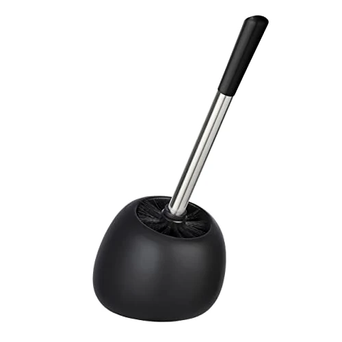 Offerta a tempo: Wenko 24015100 Scopino WC Ceramica, Nero, 17 x 34,5 x 14,5 cm - 0.00% da 7.57 € a 7.57 €