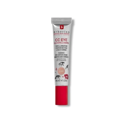 Offerta a tempo: Erborian - CC Eye Crema Chiara alla Centella Asiatica – Trattamento Illuminante e Correttore Tinta Contorno Occhi SPF 20 - Leviga e Corregge le Occhiaie - Trattamento Cosmetico Coreano - Clair - 10 ml - 30% da 33.50 € a 23.40 €