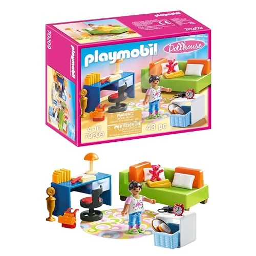 Zeitlich begrenztes Angebot: PLAYMOBIL Dollhouse 70209 Jugendzimmer mit Mädchenfigur und Zubehör, Ab 4 Jahren von 17.99 € auf 12.29 € (32% Rabatt)