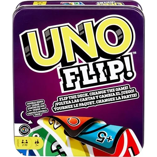 Offre limitée : Uno Jeu De Cartes, avec 112 Cartes dans Une Boîte Métallique Robuste, avec De Nouvelles Cartes Action Étonnantes, Jouet Adultes, Enfant, Adolescent, A Partir De 7 Ans, GDG37 de 9.99 EUR à 9.99 EUR (remise 0%)