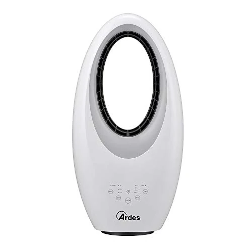 Offerta a tempo: ARDES | AR5BL1 Ventilatore Senza Pale Potente e Silenzioso Ventilatore con Telecomando Luce Notturna Led Comandi Touch e Timer Modello Muna Bladeless - 30% da 99.90 € a 69.99 €