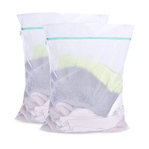 Offerta a tempo: OTraki Sacchetti per Lavatrice, 60 X 80 cm Borsa Lavanderia con Cerniera Sacchetti Biancheria Lavatrice Grande Sacco Lavanderia per Camiceria, Calze, Intimo e Vestiti Borse di Lavaggio(2 Pezzi) - 0.00% da 9.99 € a 9.99 €