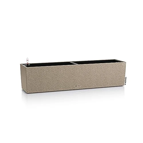 Oferta limitada: Lechuza BALCONERA Stone 80 - Maceta de riego automático para interiores y exteriores, mesa y ventana con orificio de drenaje y sustrato de plantas de poliresina H19 L79 W19 cm, color beige arena de 64.80 € a 53.97 € (ahorro 17%)