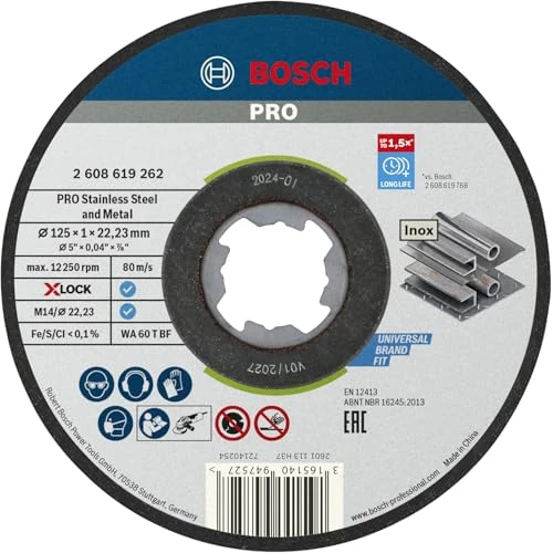 Bosch Professional 2608619267 Tarcza, Szary, Ø 125 mm