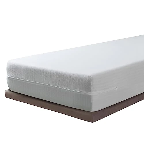 SAVEL Mattress Encasement 200 x 190/200cm Stretchable and Breathable Bed Cover Deep 30cm Fitted Skirt