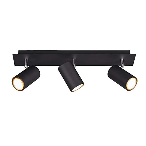 Offerta a tempo: Trio Leuchten Lampada da soffitto, Nero Opaco - 44% da 52.13 € a 29.10 €