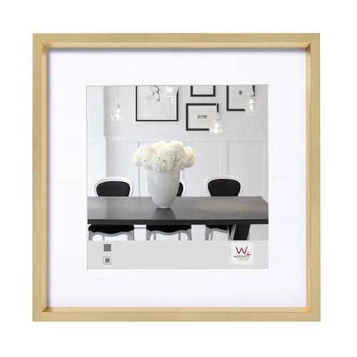 Offerta a tempo: walther design oro 40 x 40 cm con passe-partout, cornice in plastica Steel Style ES440G - 6% da 21.84 € a 20.49 €