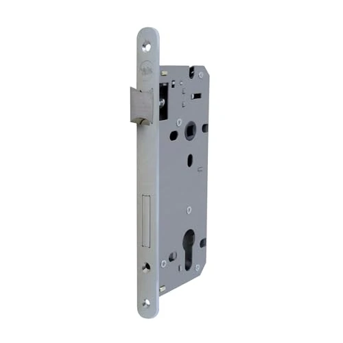 Oferta limitada: Cerradura para enhebrar Puertas de Madera con Frontal Borde Redondo, Entrada 40 mm, Distancia Entre Ejes 85 mm de 11.00 € a 11.00 € (ahorro 0.00%)