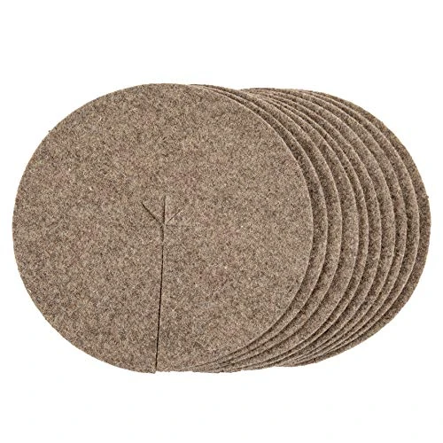 Offre limitée : La cordeline Lot de 10 Disques de Paillage en Laine Diam 30 cm NATURELLE ACJN10LE-L10 de 13.88 € à 13.88 € (0.00% de remise)