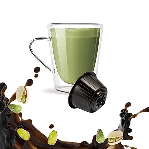 KICKKICK® 32 Capsules Pistachio Compatible with Nescafe Dolce Gusto – Cialde Solution