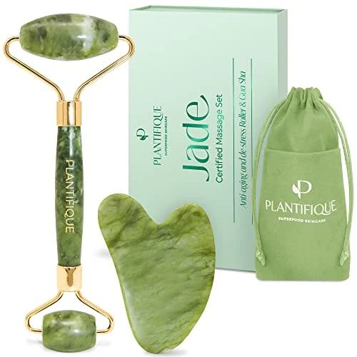 Tijdelijke aanbieding: PLANTIFIQUE Jade Roller en Gua Sha Tool Set van 18.95 € naar 18.95 € (0.00% korting)