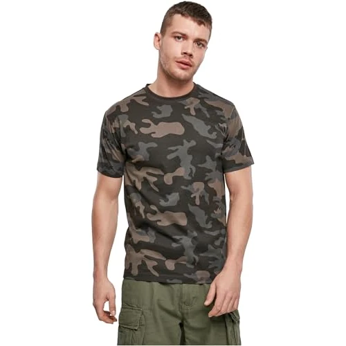 Brandit T-shirt, Camiseta Hombre, Darkcamo, 3XL