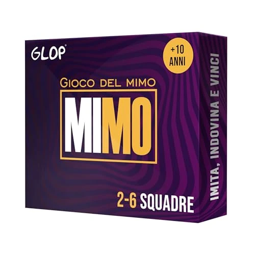 Glop Mimo - Gioco del Mimo - Giochi da Tavolo - Giochi da Tavolo voor volwassenen en familie - Giochi voor Bambini e Bambina Sopra i 10 Anni - Giochi di Società - Giochi in Scatola - cadeau-idee