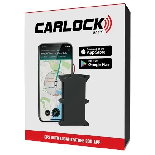 Offerta a tempo: CARLOCK BASIC: Antifurto Auto, GPS Tracker in Tempo Reale con Sistema di Allarme tramite Smartphone, con Dispositivo e App, Preciso e Facile da Usare - 51% da 49.00 € a 24.15 €