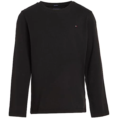 Beperkte aanbieding: Tommy Hilfiger Gebreide tops met lange mouwen voor jongens, Zwart Meteorite, 12 Jaren van 21.95 EUR naar 21.95 EUR (besparing 0%)