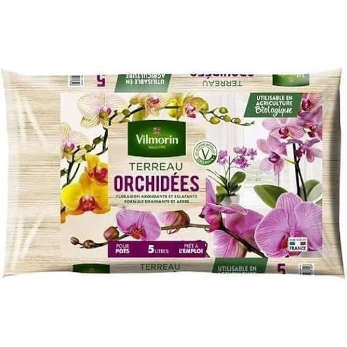 Zeitlich begrenztes Angebot: Vilmorin Blumenerde, 5 l, Pflege und Pflege für alle Orchideensorten, Braun von 14.83 € auf 14.83 € (0.00% Rabatt)