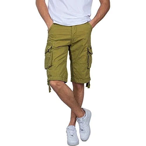 Limitiertes Angebot: Alpha Industries Herren Jet Short Für Cargos, Khaki Green, 31 EU von 54.99 EUR auf 54.99 EUR (Spare 0%)