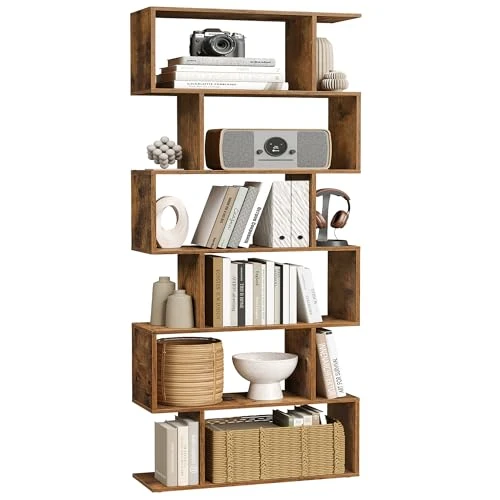 Zeitlich begrenztes Angebot: VASAGLE Bücherregal mit 6 Ebenen, Standregal, freistehend von 53.99 € auf 53.99 € (0.00% Rabatt)