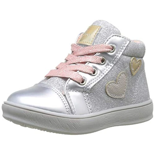 Chicco, Sneaker Fille avec Fermeture Éclair Latérale et Lacets, Chaussures de Sport Confortables, Flexibles et Respirantes, pour le Printemps, l'Automne et l'Hiver, Chaussures Fille, Designed in Italy